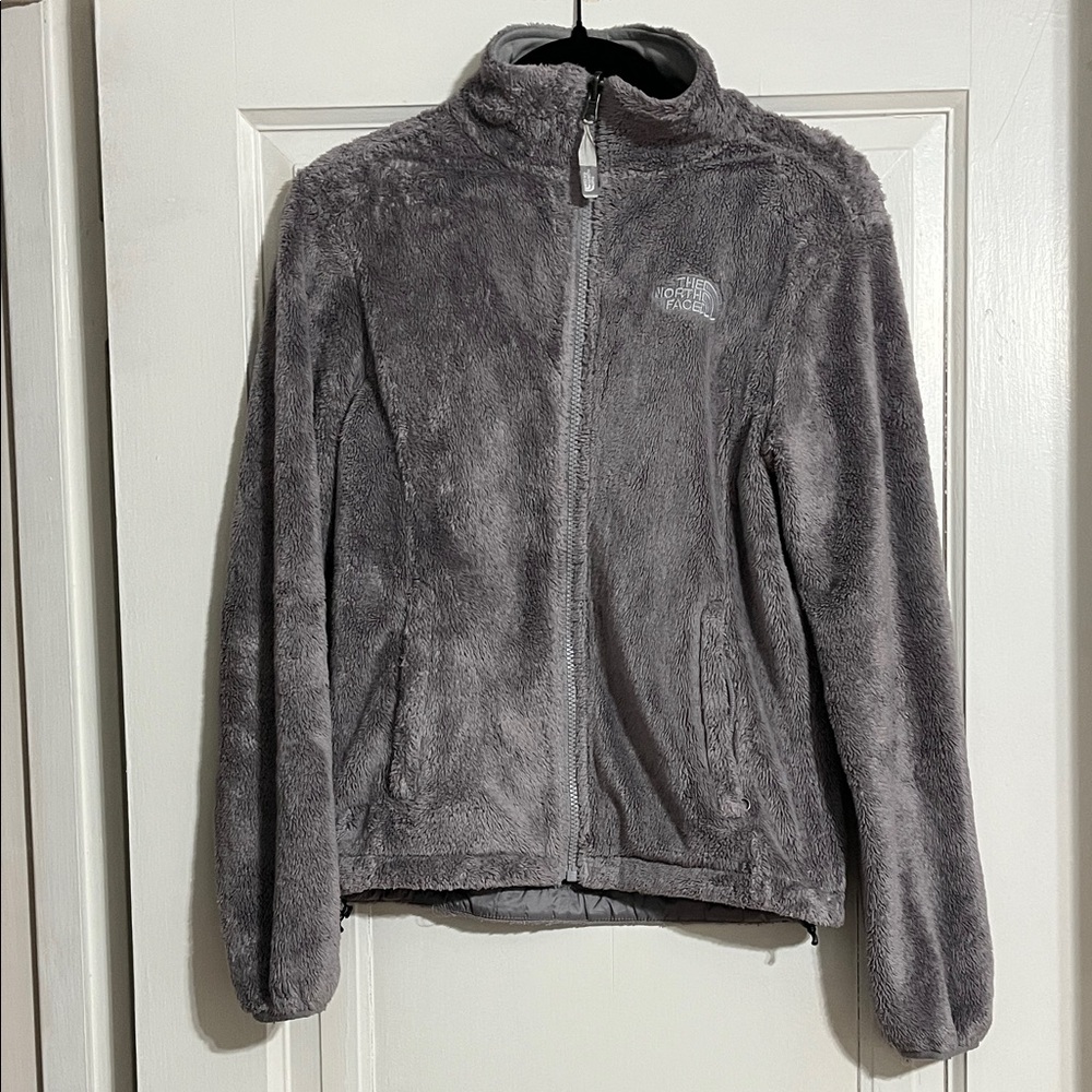 LIGHTLY WORN | North Face Charcoal Fleece Jacket